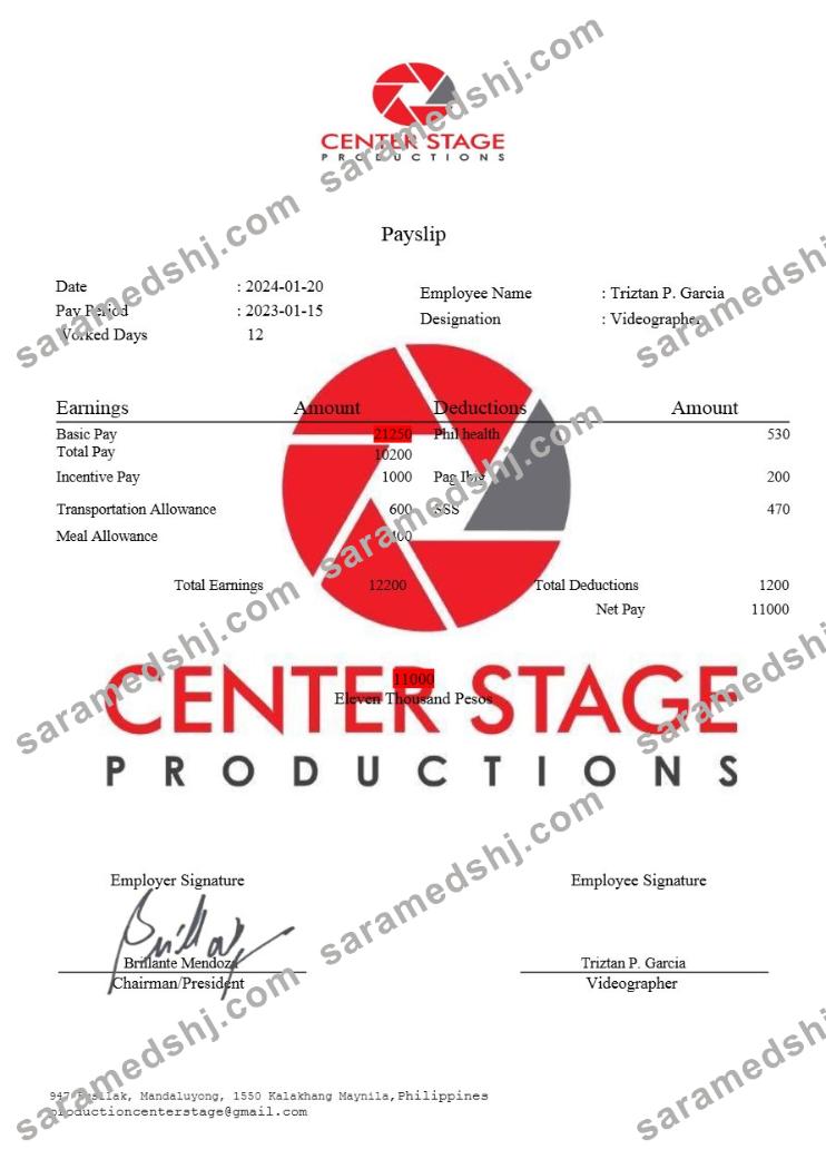 Center Stage Productions payslip template in Word and PDF formats.pdf, 1